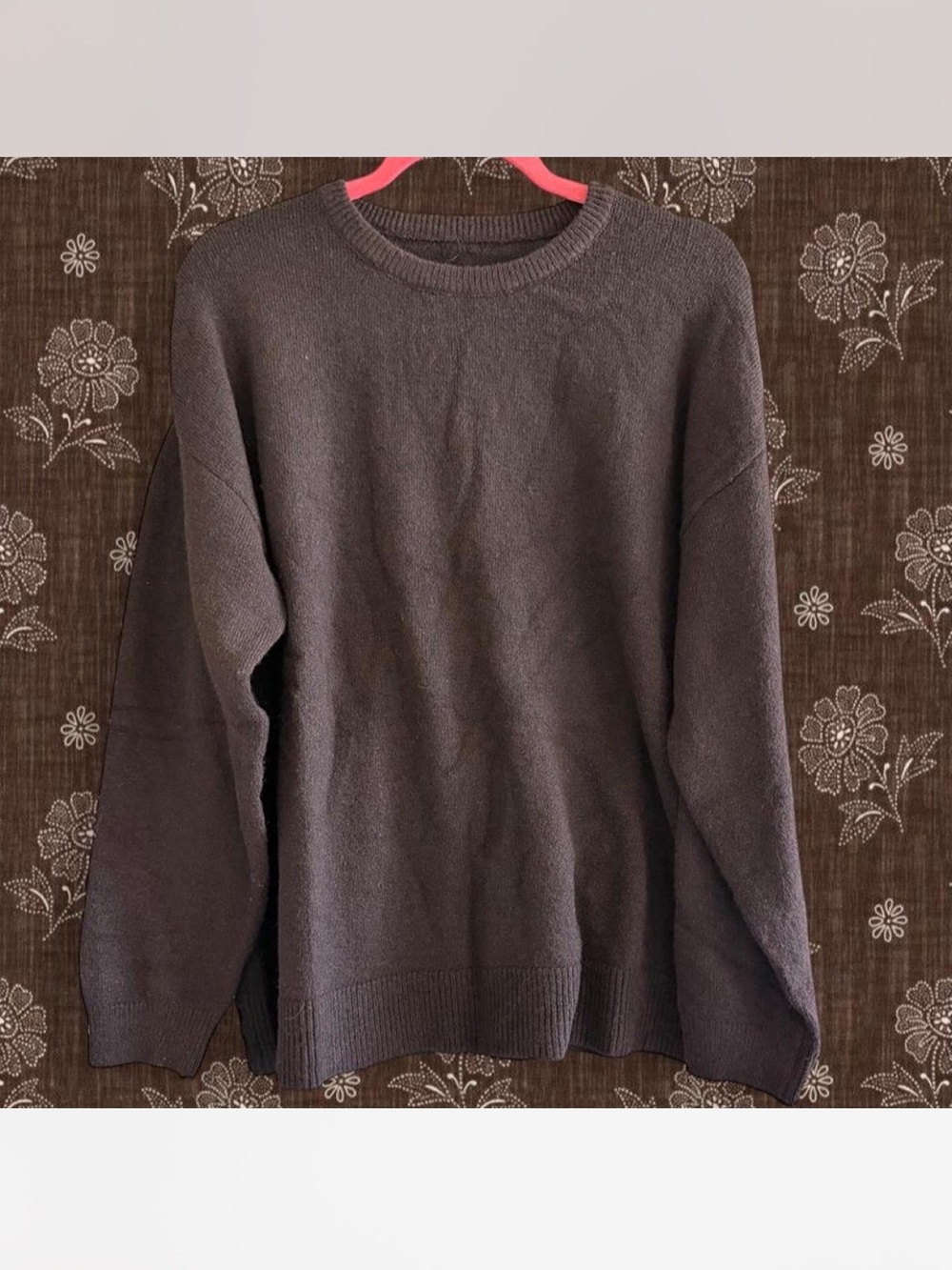 Zara Women's Crew Neck Sweater - Dark Brown